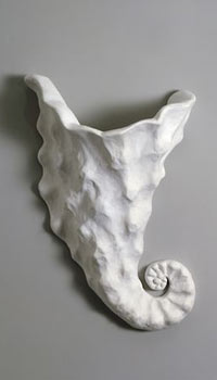 Mark Bankwsky works in plaster